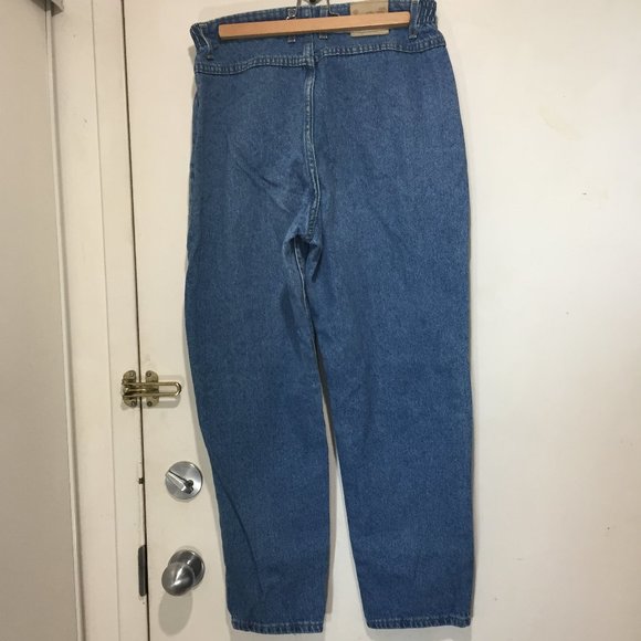 VINTAGE LEE HIGH RISE DENIM JEANS SIZE 14P - Picture 6 of 9